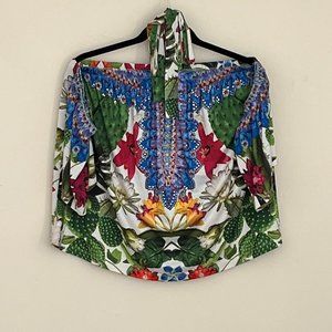Off the Shoulder Tropical Blouse VENUS Medium